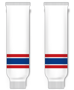 Modelline 1970s Washington Capitals Home White Knit Ice Hockey Socks