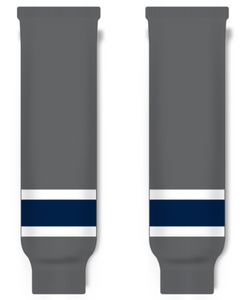 Modelline 2021 Winnipeg Jets Reverse Retro Charcoal Grey Knit Ice Hockey Socks