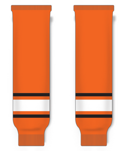 Modelline 2022 Philadelphia Flyers Reverse Retro Orange Knit Ice Hockey Socks