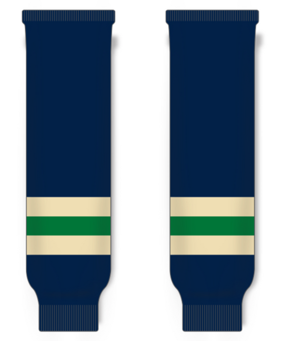 Modelline 2023 Vancouver Canucks Reverse Retro Navy Knit Ice Hockey Socks