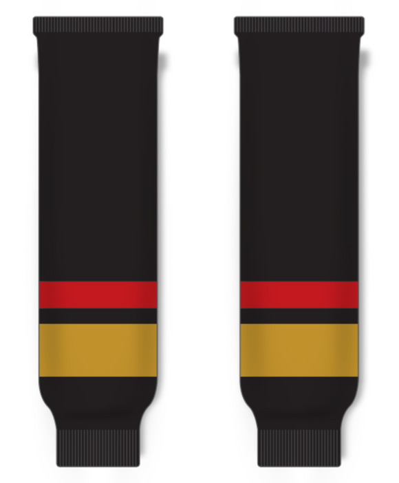 Modelline 2023 Las Vegas Golden Knights Reverse Retro Black Knit Ice Hockey Socks