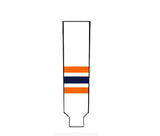 Modelline 2022 Edmonton Oilers Reverse Retro White Knit Ice Hockey Socks