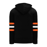 Athletic Knit (AK) A1845A-223 Adult Black/Orange/White Apparel Sweatshirt
