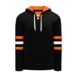 Athletic Knit (AK) A1845A-223 Adult Black/Orange/White Apparel Sweatshirt