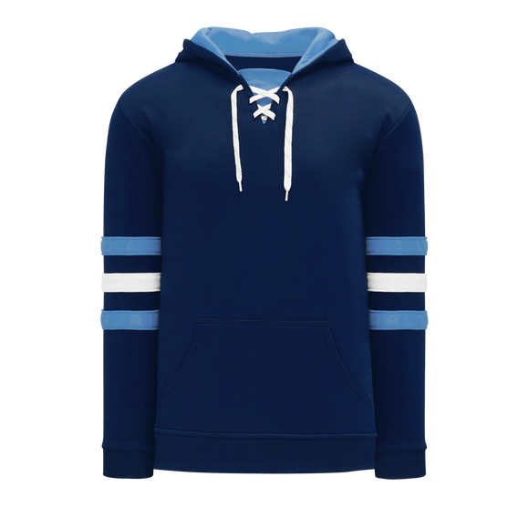 Athletic Knit (AK) A1845A-761 Adult Navy/Sky Blue/White Apparel Sweatshirt