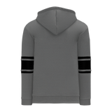 Athletic Knit (AK) A1845A-930 Adult Heather Charcoal Grey/Black Apparel Sweatshirt