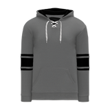 Athletic Knit (AK) A1845A-930 Adult Heather Charcoal Grey/Black Apparel Sweatshirt