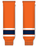 Modelline Amur Khabarovsk Home Orange Knit Ice Hockey Socks