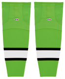 Athletic Knit (AK) HS2100-107 Lime Green/Black/White Mesh Ice Hockey Socks