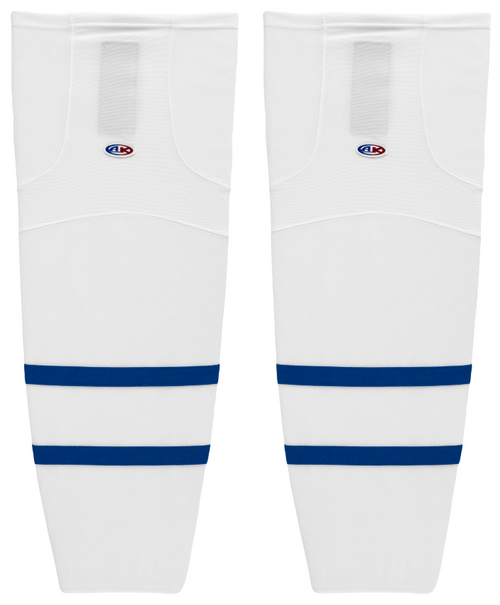 Athletic Knit (AK) HS2100-205 Old Toronto Maple Leafs White Mesh Ice Hockey Socks - PSH Sports