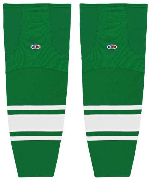 Athletic Knit (AK) HS2100-210 Toronto St. Pats Kelly Green/White Mesh Ice Hockey Socks - PSH Sports