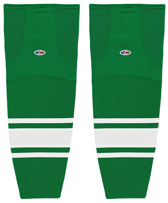 Athletic Knit (AK) HS2100-210 Toronto St. Pats Kelly Green/White Mesh Ice Hockey Socks