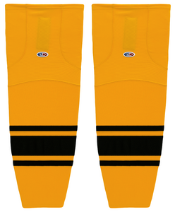 Athletic Knit (AK) HS2100-213 Gold/Black Mesh Ice Hockey Socks