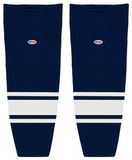 Athletic Knit (AK) HS2100-216 Navy/White Mesh Ice Hockey Socks