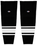 Athletic Knit (AK) HS2100-221 Black/White Mesh Ice Hockey Socks