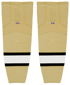 Athletic Knit (AK) HS2100-281 Vegas Gold/Black/White Mesh Ice Hockey Socks