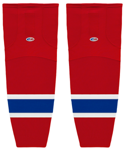 Athletic Knit (AK) HS2100-308 Edmonton Oil Kings Red Mesh Ice Hockey Socks