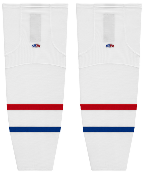 Athletic Knit (AK) HS2100-309 Montreal Canadiens White Mesh Ice Hockey Socks - PSH Sports