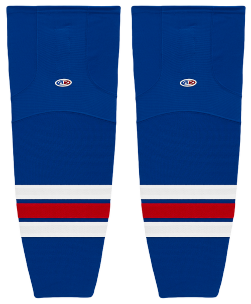 Athletic Knit (AK) HS2100-312 New York Rangers Royal Blue Mesh Ice Hockey Socks - PSH Sports