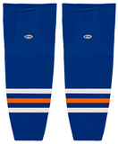 Athletic Knit (AK) HS2100-320 Edmonton Oilers Royal Blue Mesh Ice Hockey Socks