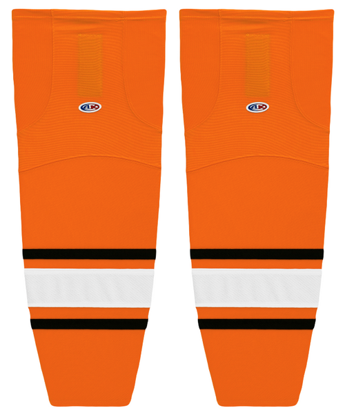Athletic Knit (AK) HS2100-324 Philadelphia Flyers Orange Mesh Ice Hockey Socks - PSH Sports