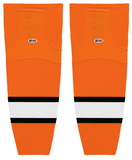 Athletic Knit (AK) HS2100-330 Orange/Black/White Mesh Ice Hockey Socks