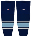 Athletic Knit (AK) HS2100-340 University of Maine Black Bears Navy Mesh Ice Hockey Socks