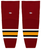Athletic Knit (AK) HS2100-356 Chicago Wolves Cardinal Red Mesh Ice Hockey Socks