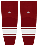 Athletic Knit (AK) HS2100-362 New Phoenix Coyotes AV Red Mesh Ice Hockey Socks