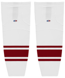 Athletic Knit (AK) HS2100-363 New Phoenix Coyotes White Mesh Ice Hockey Socks