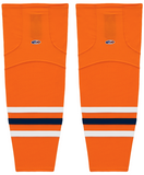 Athletic Knit (AK) HS2100-369 2017 Edmonton Oilers Orange Mesh Ice Hockey Socks