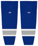 Athletic Knit (AK) HS2100-446 Royal Blue/Grey/White Mesh Ice Hockey Socks