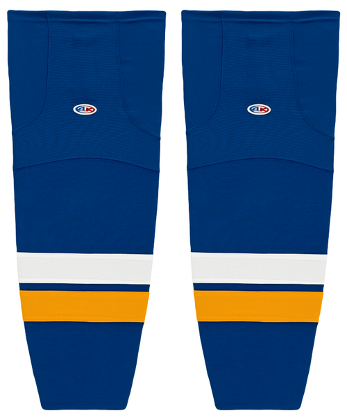 Athletic Knit (AK) HS2100-448 2014 St. Louis Blues Royal Blue Mesh Ice Hockey Socks - PSH Sports