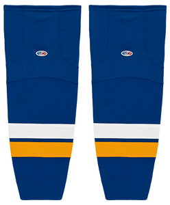Athletic Knit (AK) HS2100-448 2014 St. Louis Blues Royal Blue Mesh Ice Hockey Socks