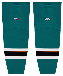 Athletic Knit (AK) HS2100-466 2013 San Jose Sharks Pacific Teal Mesh Ice Hockey Socks