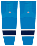 Athletic Knit (AK) HS2100-468 Pro Blue/White/Navy Mesh Ice Hockey Socks