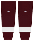 Athletic Knit (AK) HS2100-480 Peterborough Petes Maroon Mesh Ice Hockey Socks