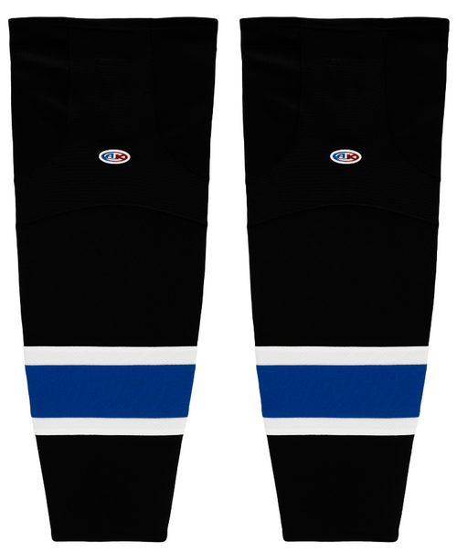 Athletic Knit (AK) HS2100-487 2014 Tampa Bay Lightning Third Black Mesh Ice Hockey Socks - PSH Sports