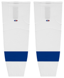 Athletic Knit (AK) HS2100-489 2011 Tampa Bay Lightning White Mesh Ice Hockey Socks