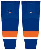 Athletic Knit (AK) HS2100-490 2010 New York Islanders Royal Blue Mesh Ice Hockey Socks