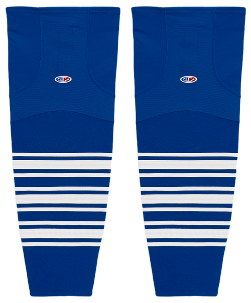 Athletic Knit (AK) HS2100-504 New Toronto Maple Leafs Royal Blue Mesh Ice Hockey Socks - PSH Sports