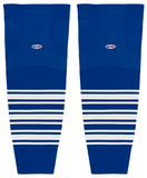 Athletic Knit (AK) HS2100-504 Mississauga Steelheads Royal Blue Mesh Ice Hockey Socks