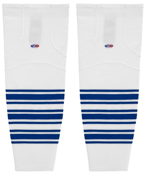 Athletic Knit (AK) HS2100-505 New Toronto Maple Leafs White Mesh Ice Hockey Socks - PSH Sports
