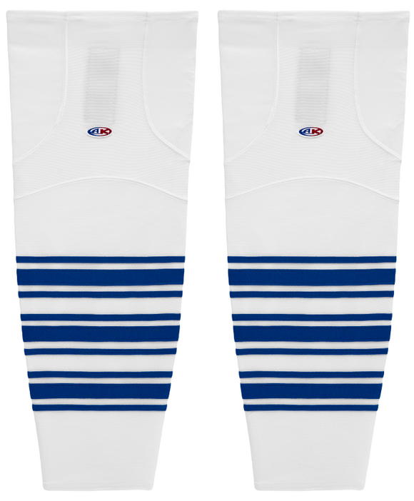 Athletic Knit (AK) HS2100-505 New Toronto Maple Leafs White Mesh Ice Hockey Socks