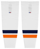 Athletic Knit (AK) HS2100-511 New York Islanders White Mesh Ice Hockey Socks