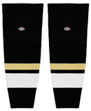 Athletic Knit (AK) HS2100-514 New Pittsburgh Penguins Third Black Mesh Ice Hockey Socks