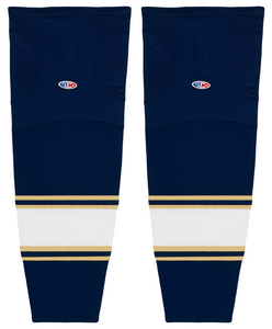 Athletic Knit (AK) HS2100-520 University of Notre Dame Fighting Irish Navy Mesh Ice Hockey Socks