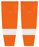 Athletic Knit (AK) HS2100-524 2011 Philadelphia Flyers Orange Mesh Ice Hockey Socks
