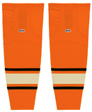 Athletic Knit (AK) HS2100-526 2012 Philadelphia Flyers Winter Classic Orange Mesh Ice Hockey Socks