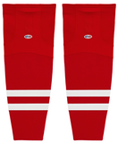 Athletic Knit (AK) HS2100-527 Team Canada Red Mesh Ice Hockey Socks